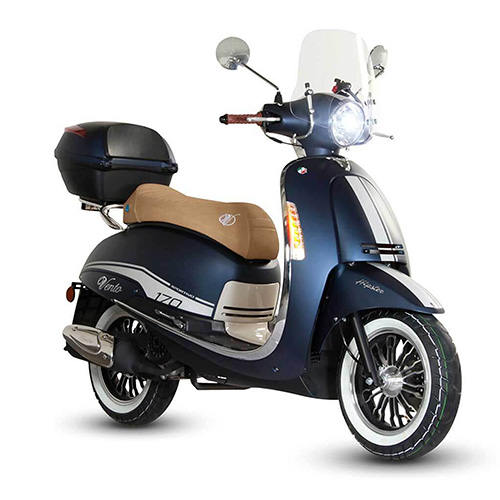 Ciclometa Detalles Scooter electrico GF-N09 llanta 8.5 350W 36V 7.8 AH  freno de disco y e-brake E-lena