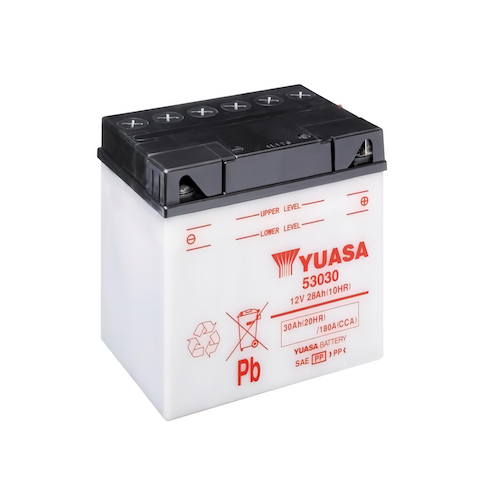 Bateria para moto YB6L-B 12V 6Ah Yuasa sin acido