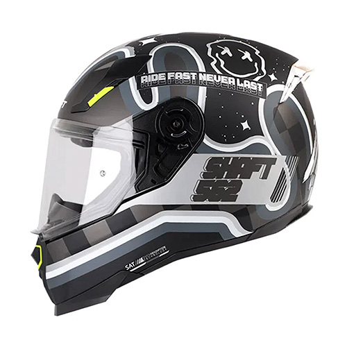 Motometa Detalles Casco para motociclista talla L abatible con Bluetooth  Ventec exoskeleton Negro / Blanco GT3 Vento