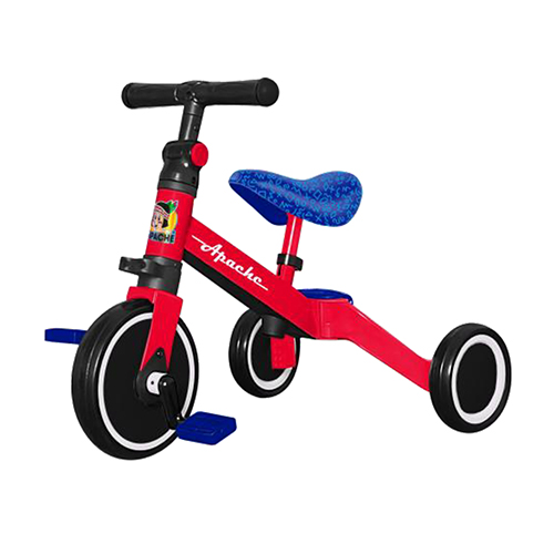 Bicicleta De Equilibrio Turbo Piccolo Para Bebé 1-3 Años Color Rojo