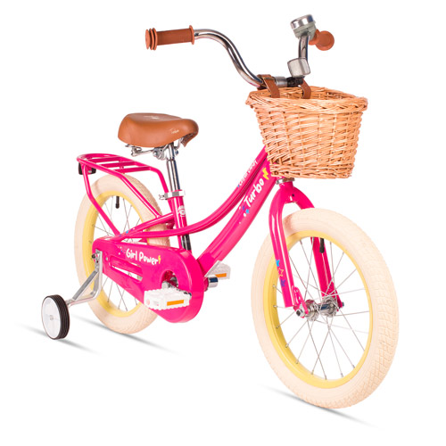 Ciclometa Detalles Bicicleta R 16 Infantil para Niña New Little Princess  Retro 1 Velocidad rosa Turbo