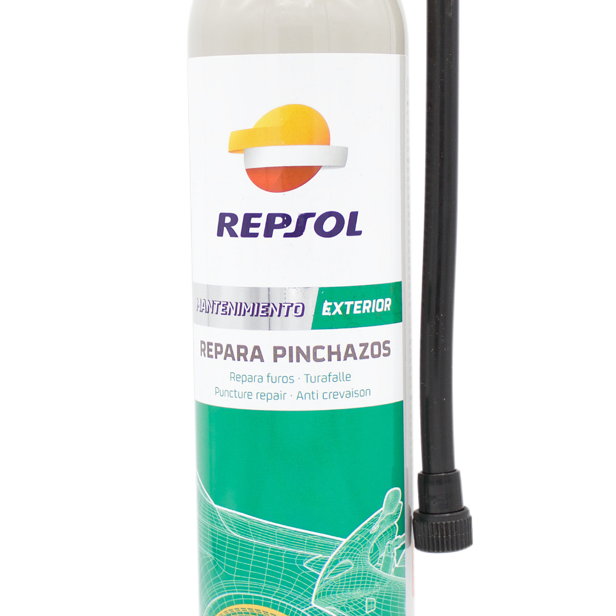 Bicimex Detalles Reparador de pinchazos inflallantas en spray 300ml Repsol