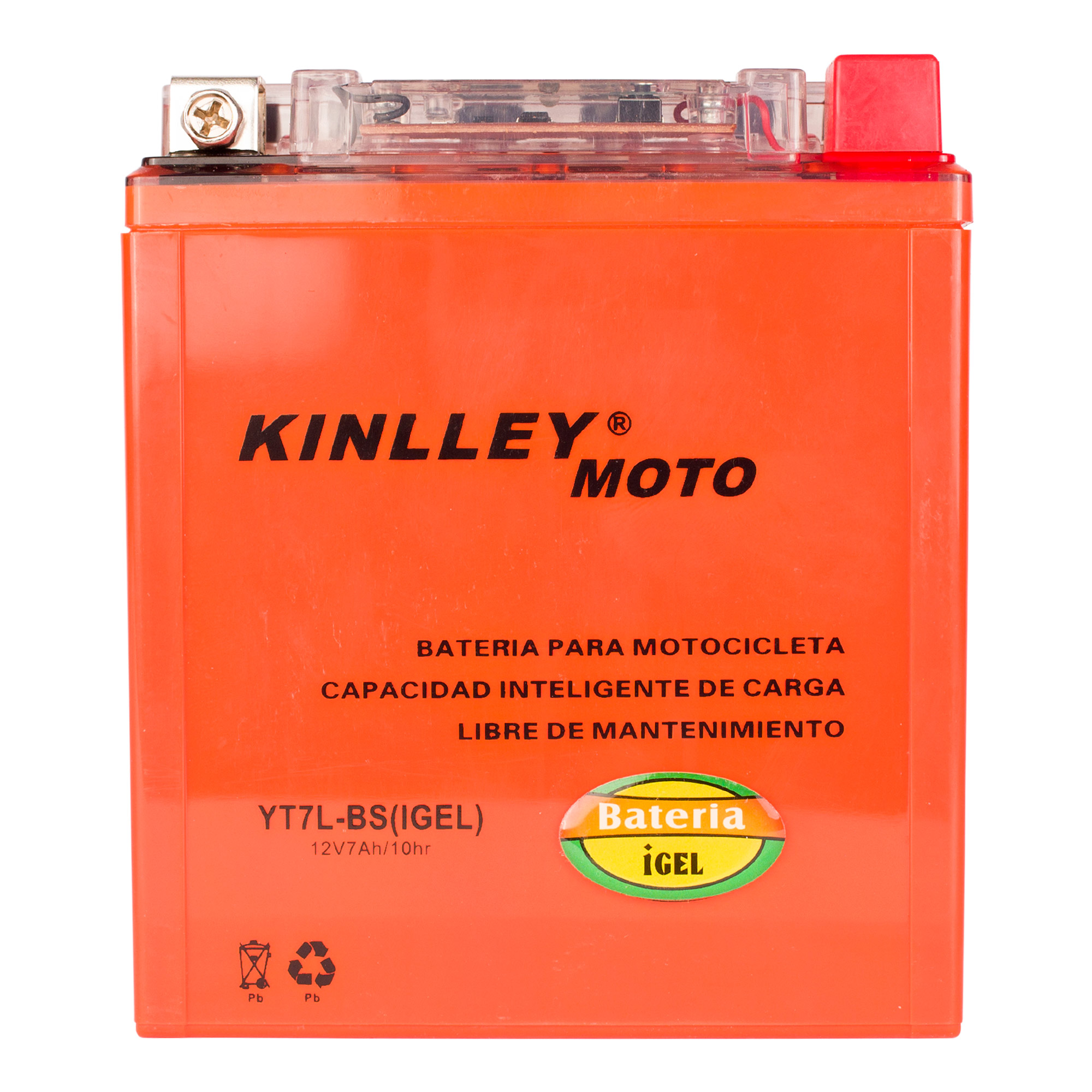 Batería De Gel Para Moto Kinlley Ytx9-Bs 12v 8ah