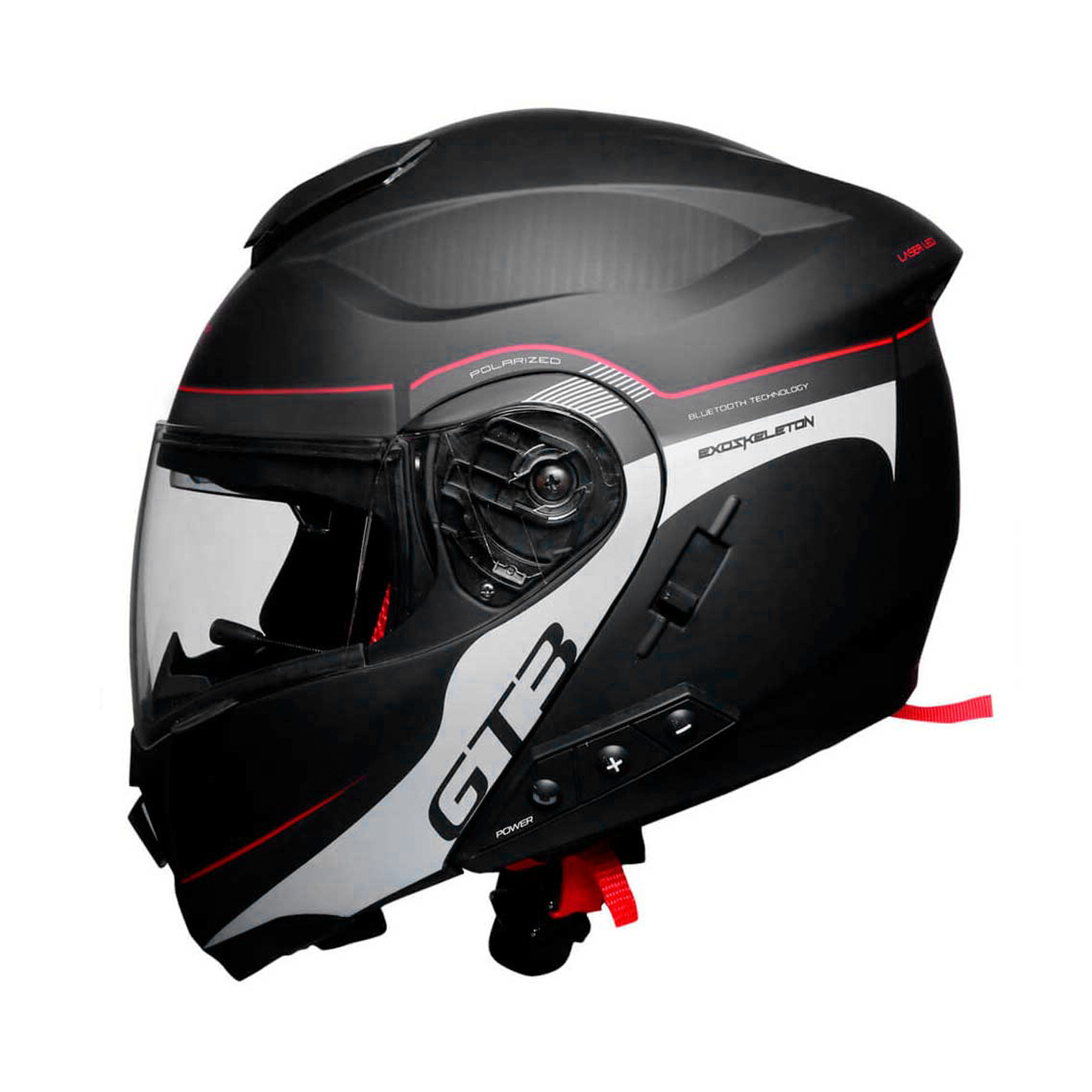 Cascos Bluetooth para motocicleta, casco de moto urbana con viseras  transparentes y tintadas y múltiples rejillas de ventilación, casco modular  de