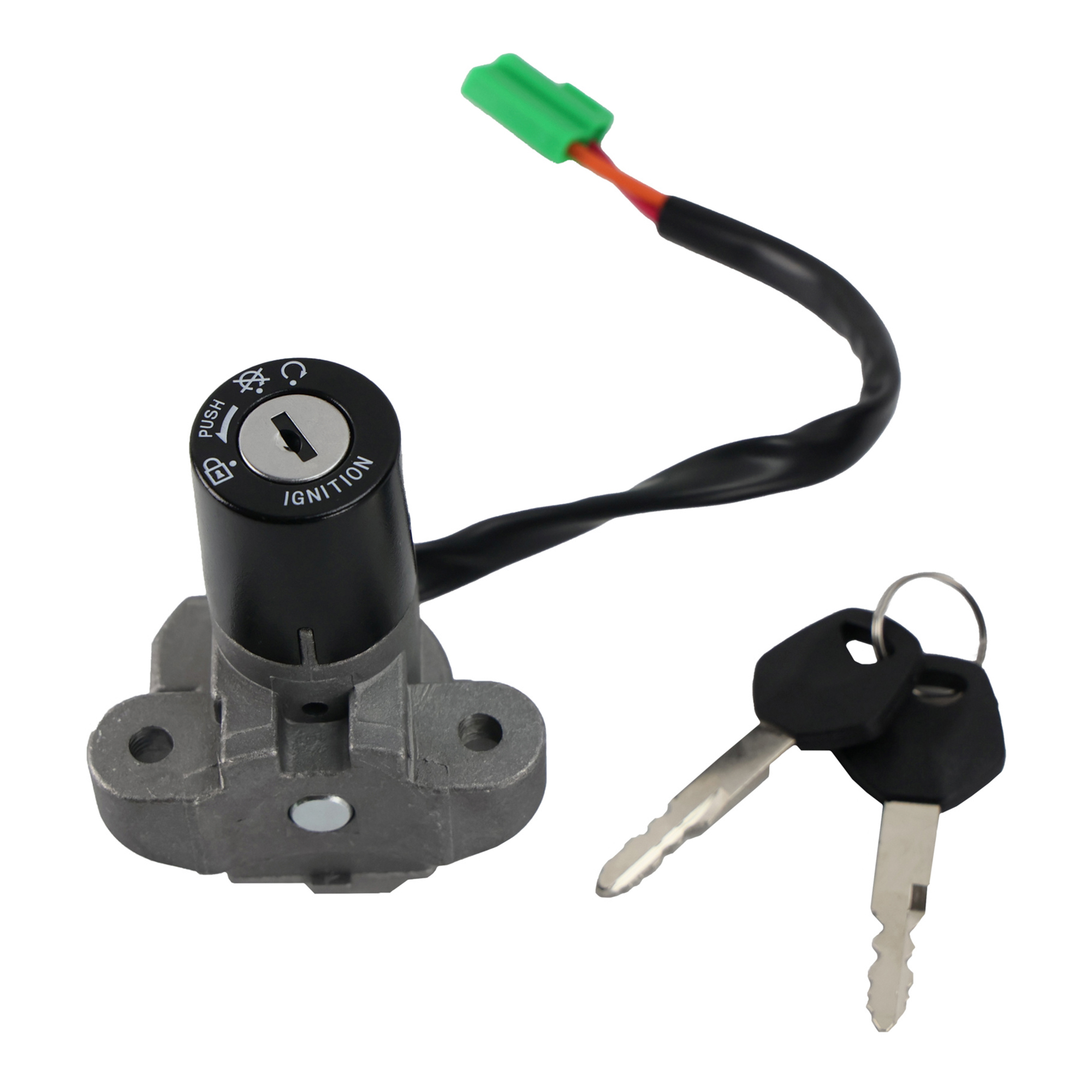 Bicimex Detalles Claxon para moto universal negro 12V Italika