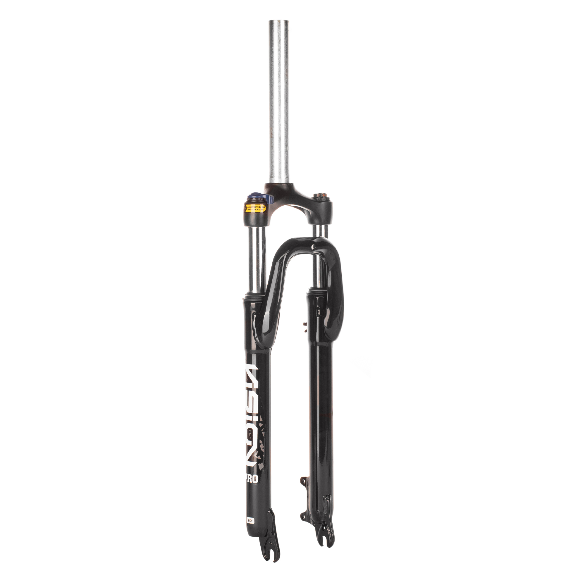 Bicimex Detalles Tijera de bici 29 alum negro suspension rec 60mm