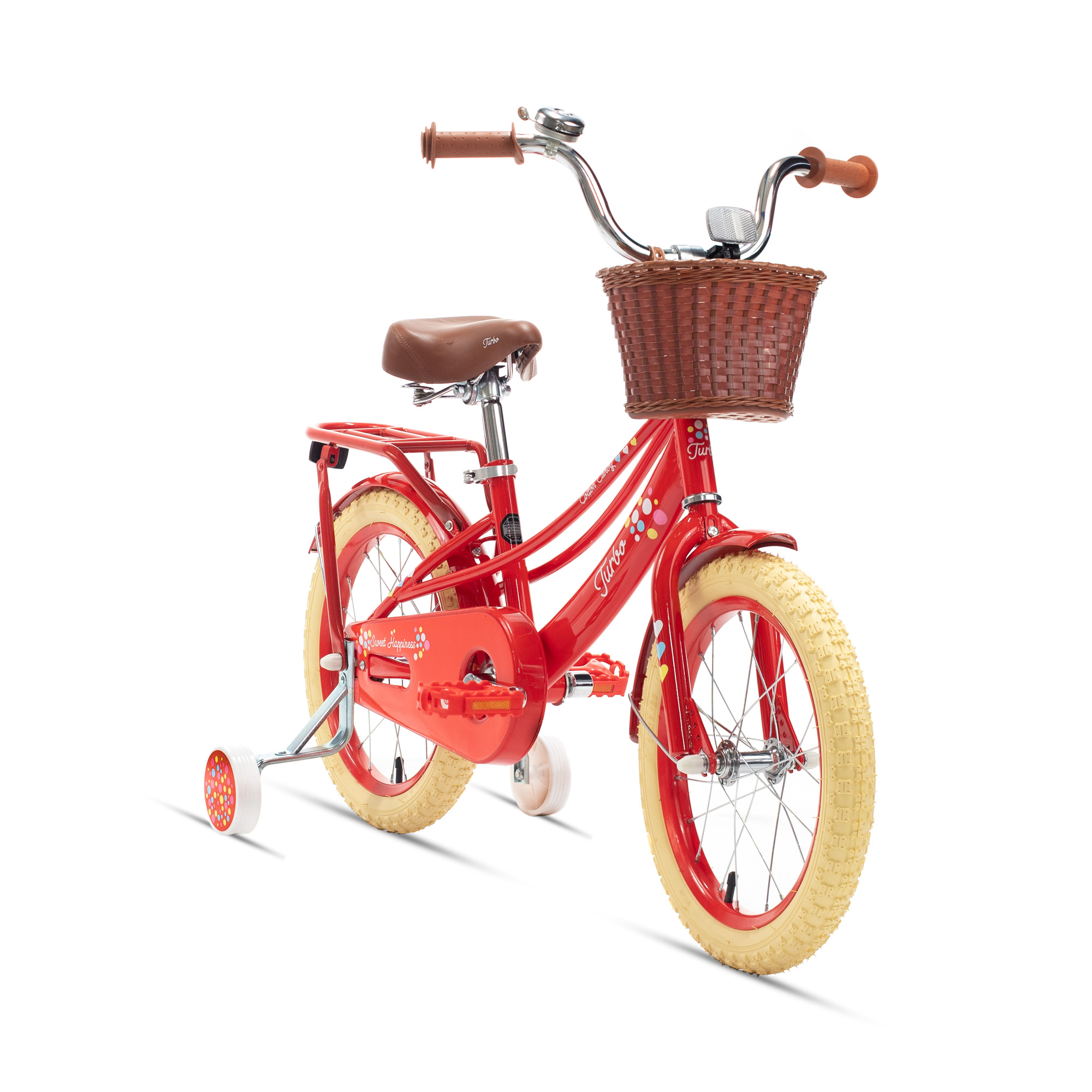 Ciclometa Detalles Bicicleta R 16 Infantil para Niña New Little Princess  Retro 1 Velocidad rosa Turbo