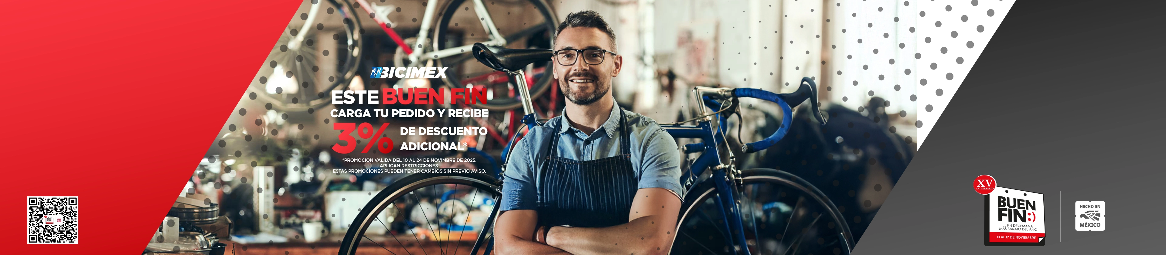 EL BUEN FIN LLEGÓ A BICIMEX