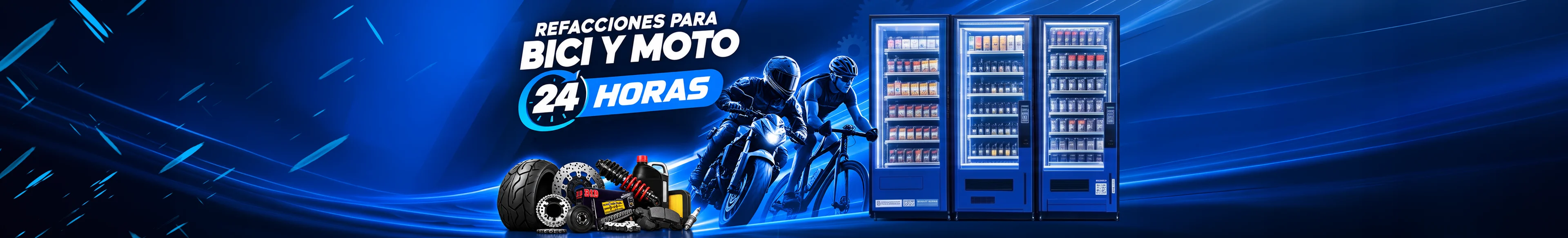 Refacciones para bici y moto 24 horas